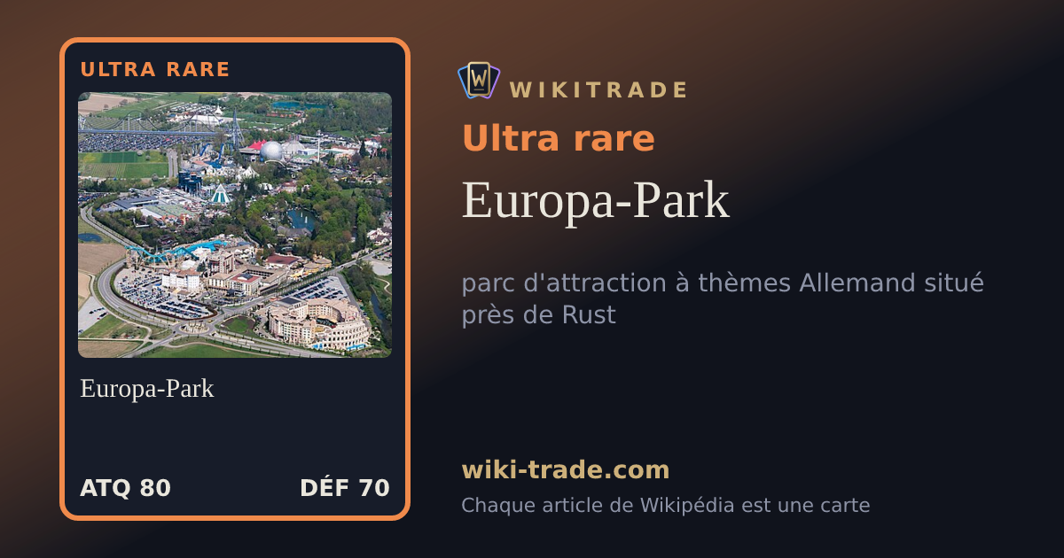 Europa-Park — carte Ultra rare