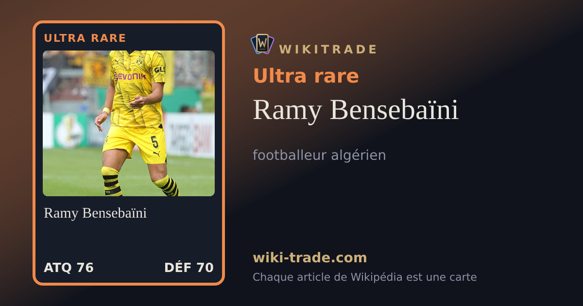 Ramy Bensebaïni — carte Ultra rare