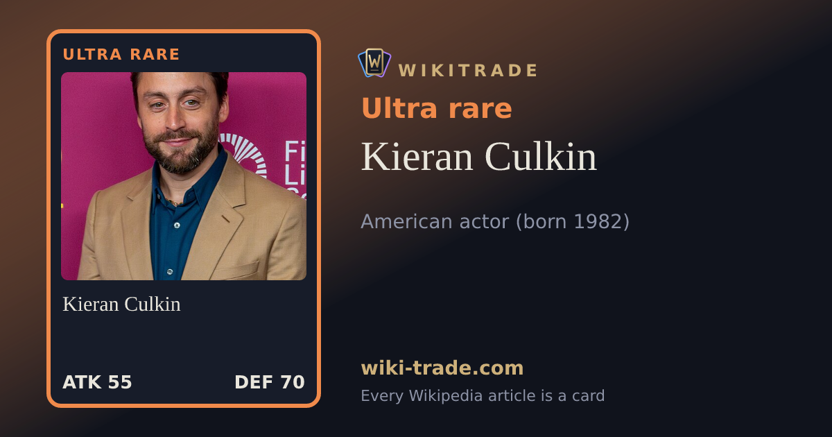 Kieran Culkin — Ultra rare card