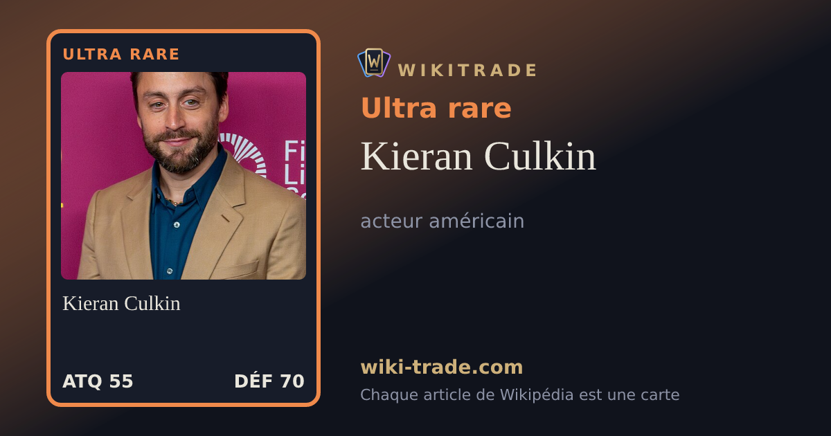 Kieran Culkin — carte Ultra rare