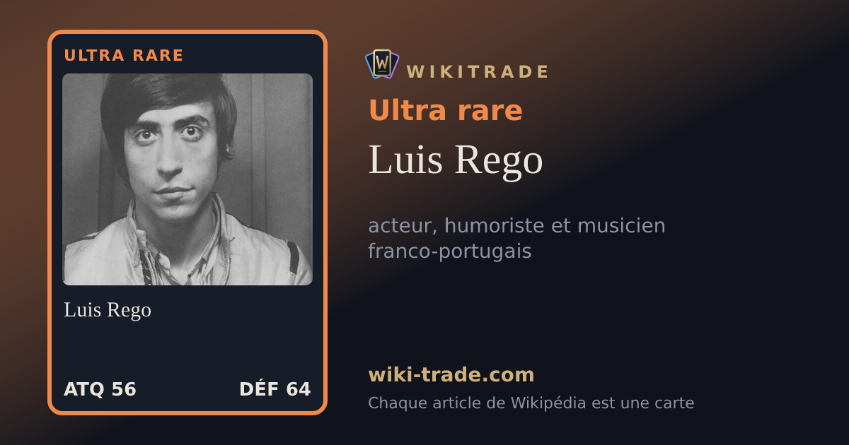 Luis Rego — carte Ultra rare