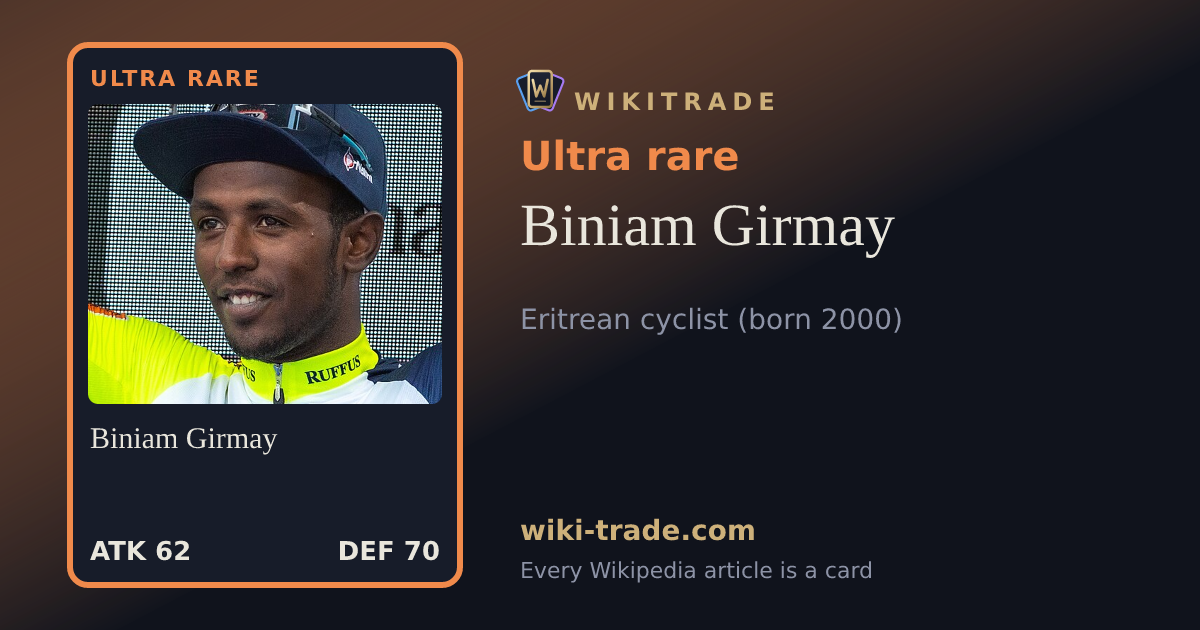 Biniam Girmay — Ultra rare card