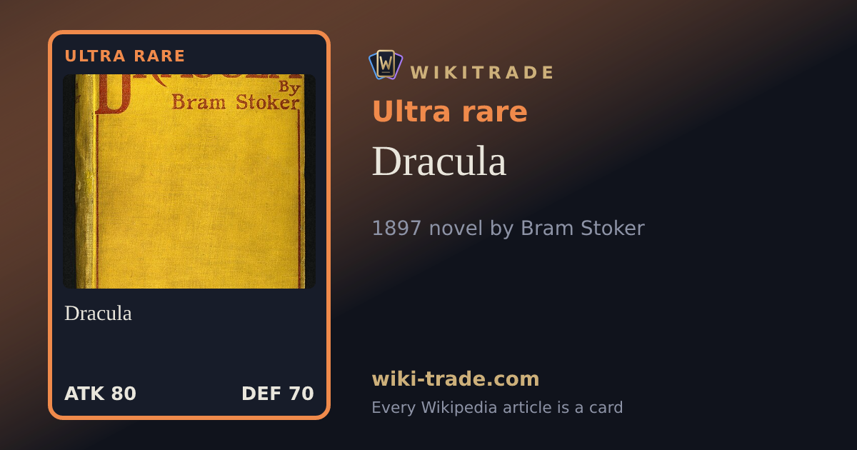 Dracula — Ultra rare card