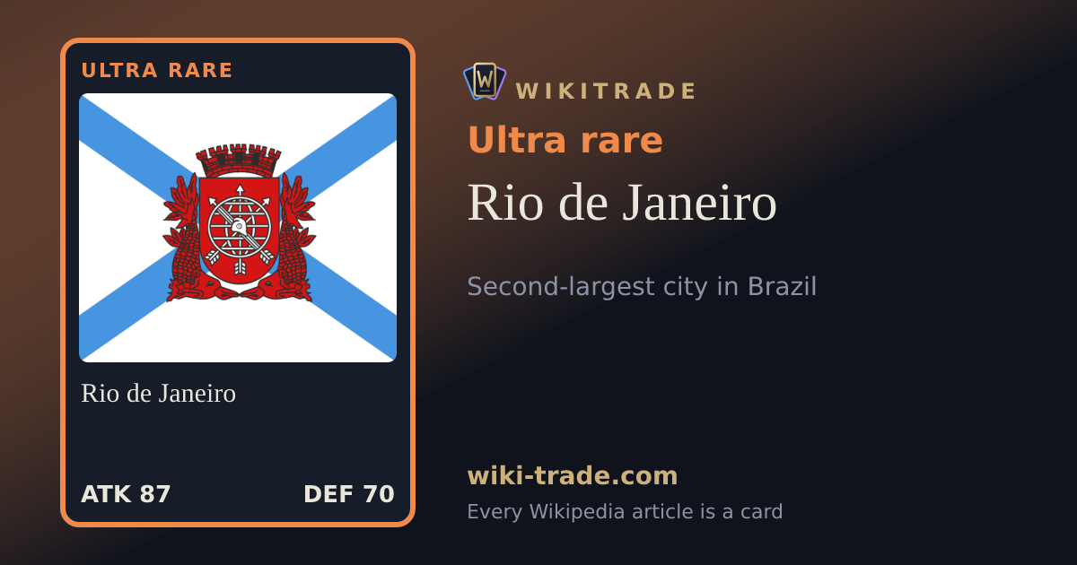 Rio de Janeiro — Ultra rare card