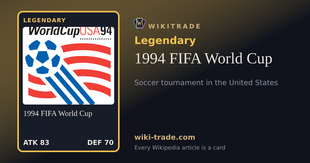 1994 FIFA World Cup — Legendary card