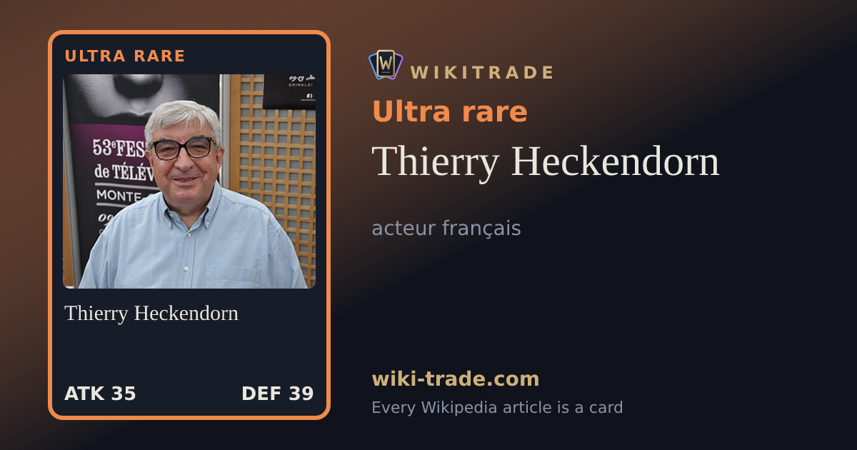 Thierry Heckendorn — Ultra rare card
