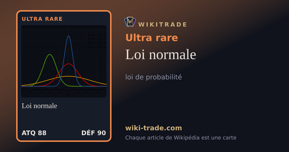 Loi normale — carte Ultra rare