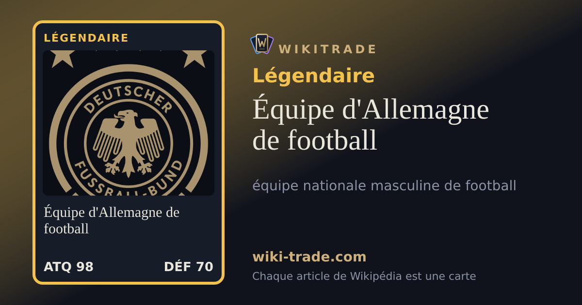 Équipe d'Allemagne de football — carte Légendaire