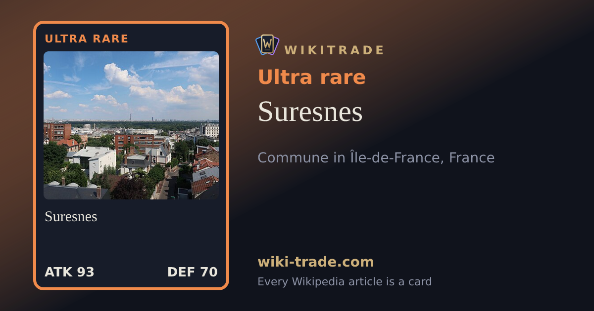 Suresnes — Ultra rare card
