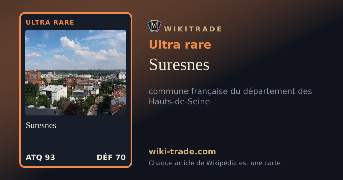 Suresnes — carte Ultra rare