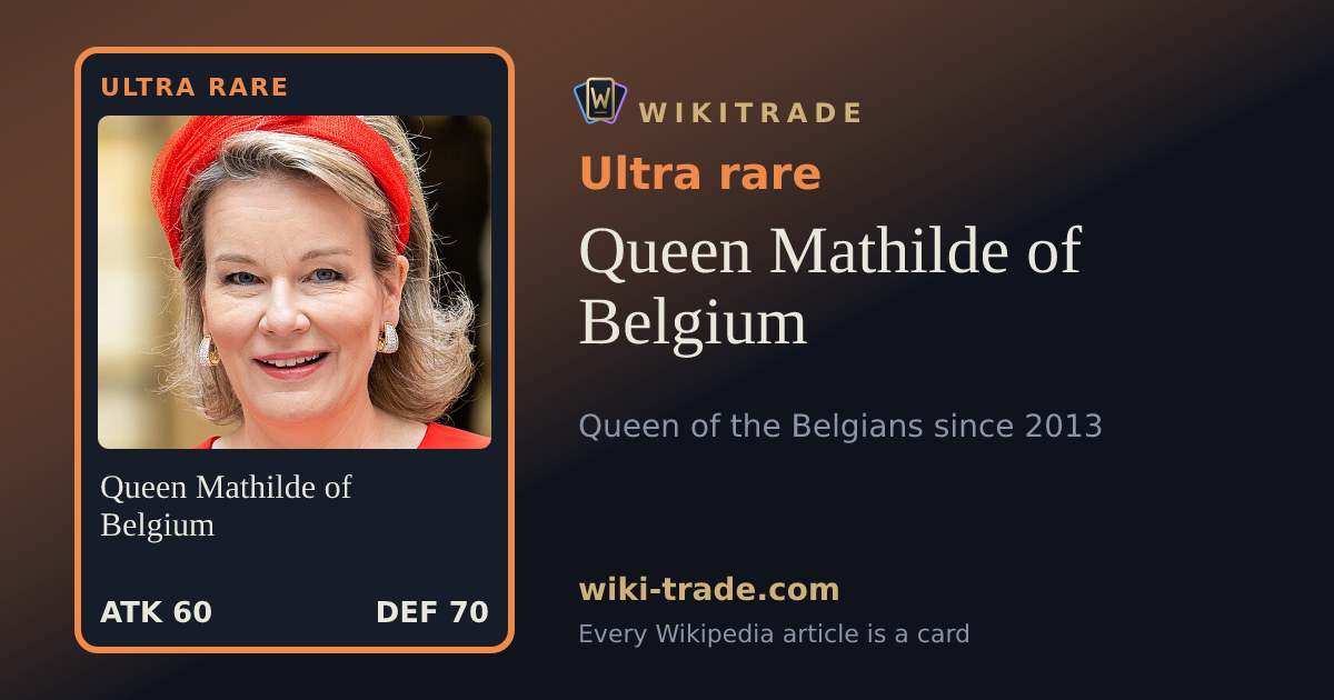 Queen Mathilde of Belgium — Ultra rare card