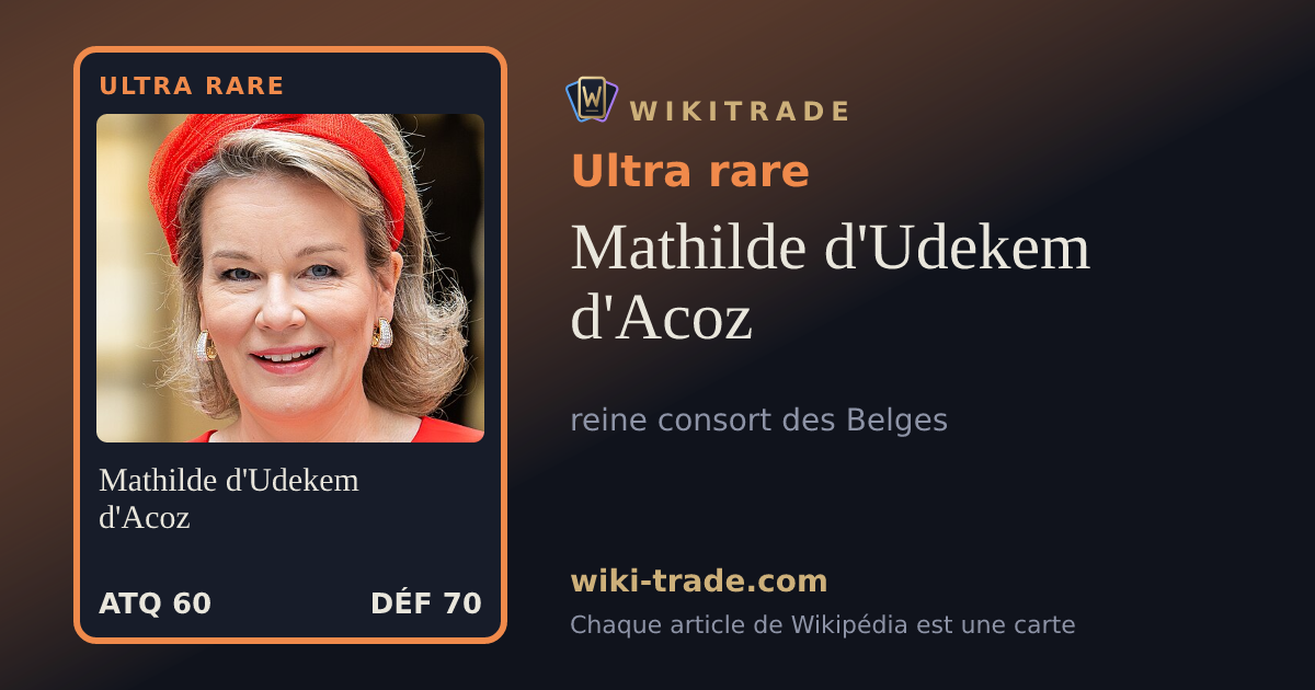 Mathilde d'Udekem d'Acoz — carte Ultra rare