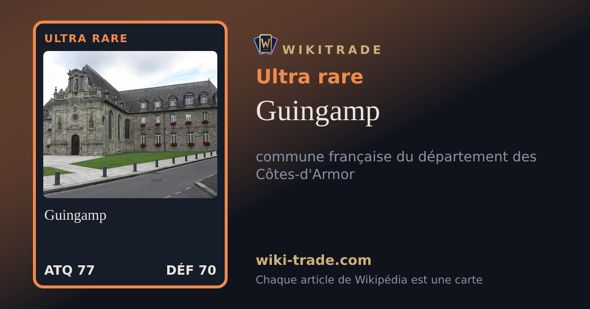 Guingamp — carte Ultra rare