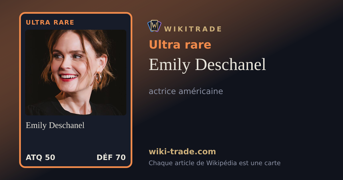 Emily Deschanel — carte Ultra rare