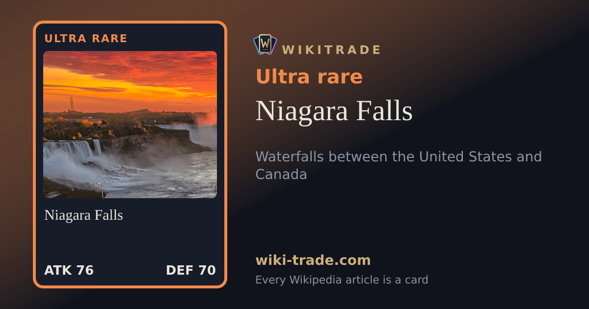 Niagara Falls — Ultra rare card