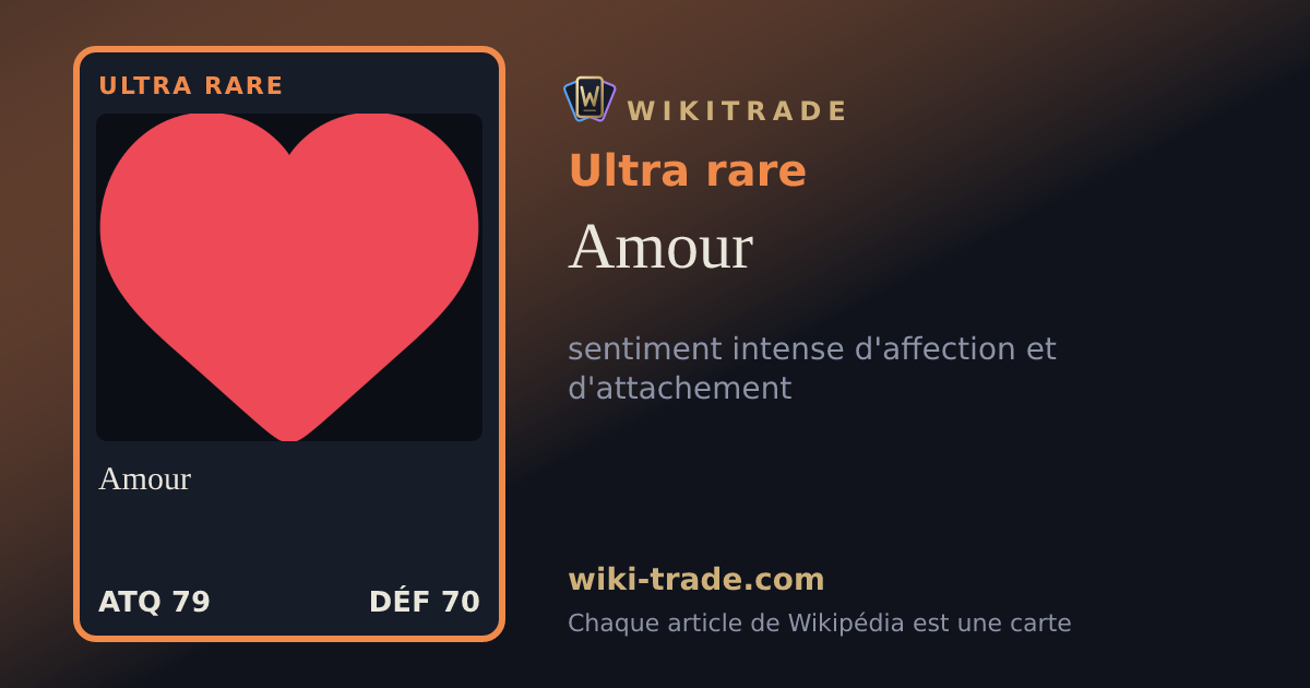 Amour — carte Ultra rare