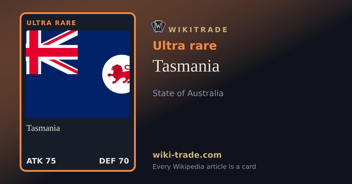 Tasmania — Ultra rare card