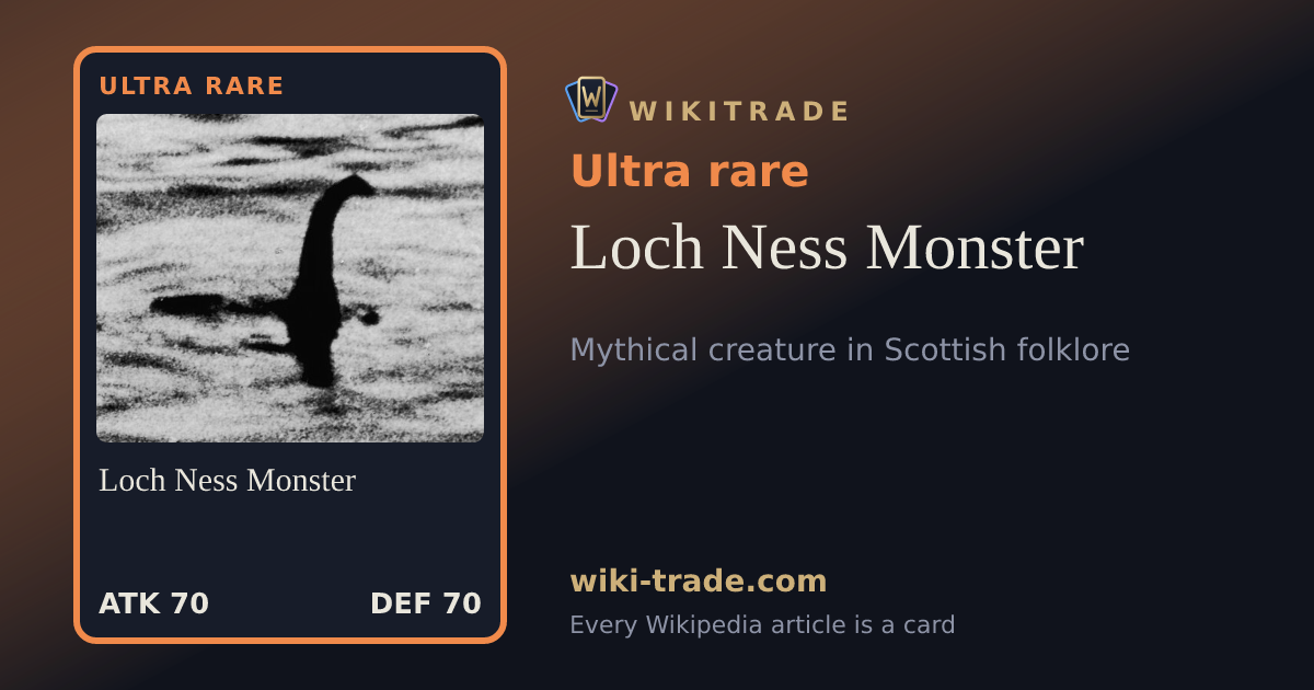 Loch Ness Monster — Ultra rare card