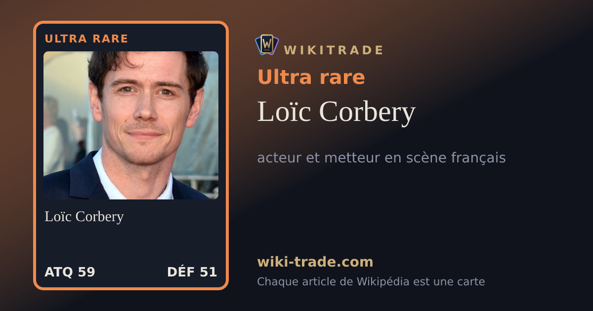 Loïc Corbery — carte Ultra rare