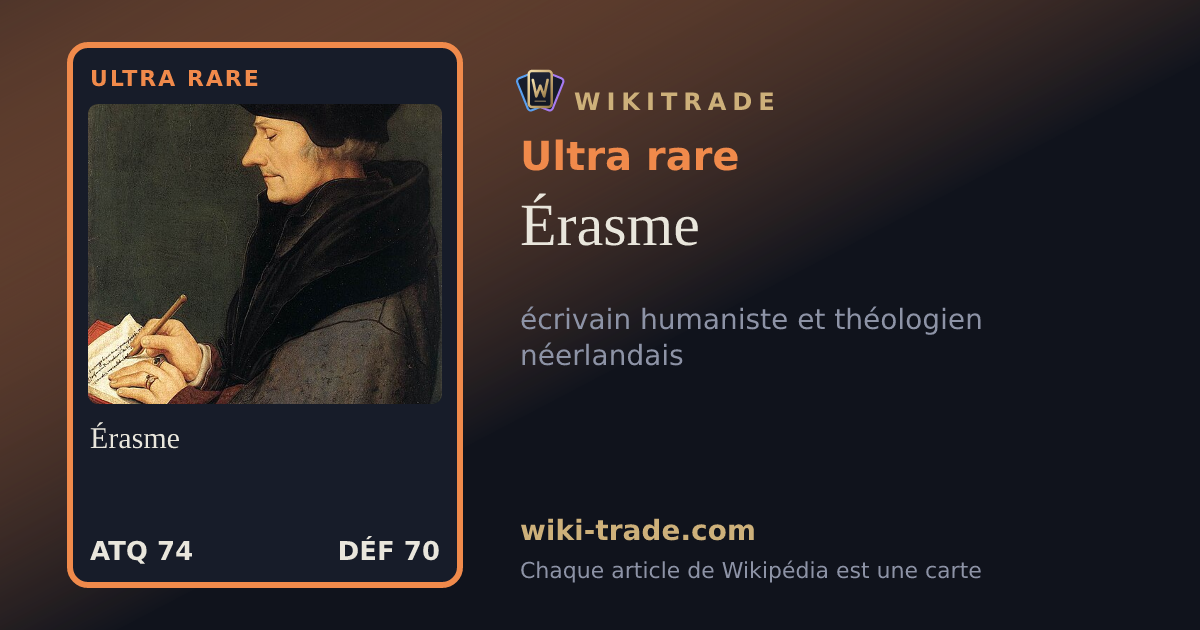 Érasme — carte Ultra rare