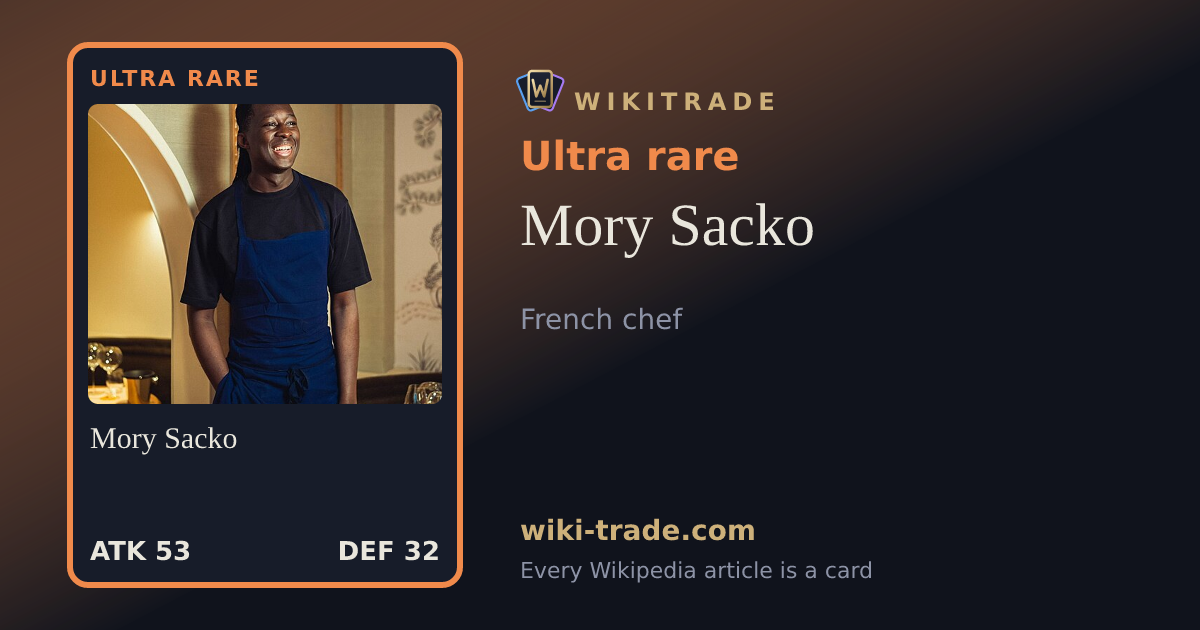 Mory Sacko — Ultra rare card