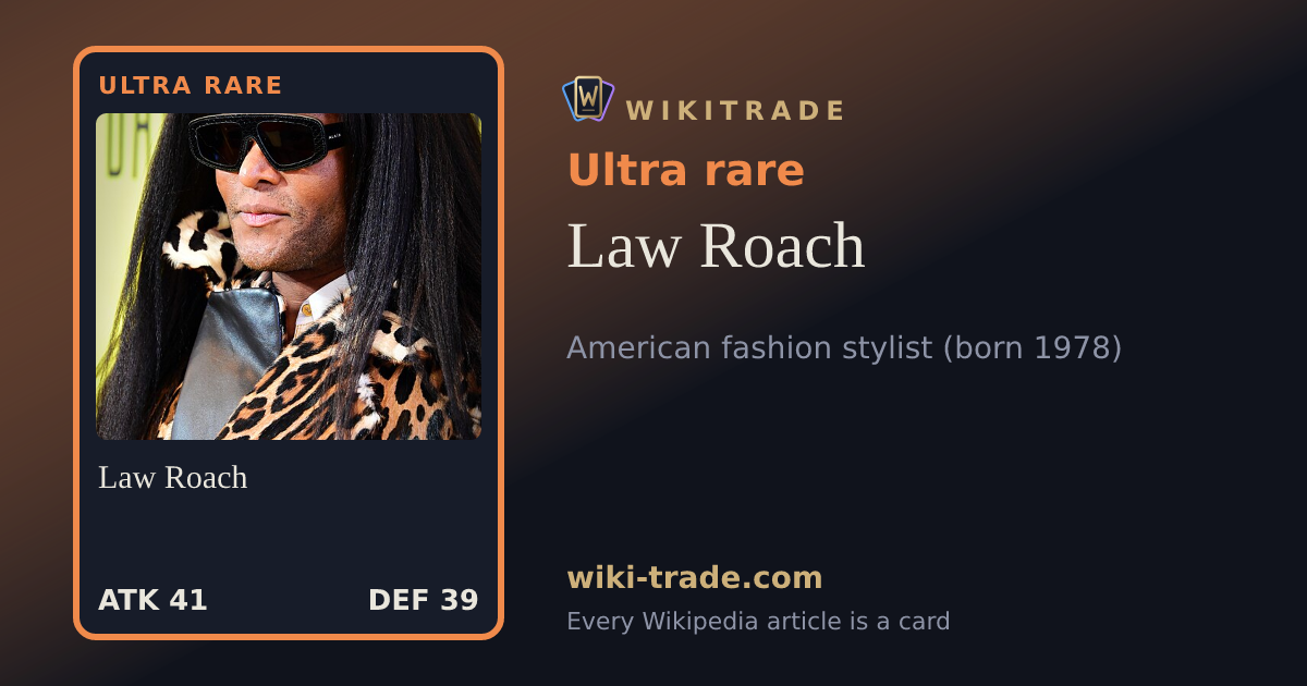 Law Roach — Ultra rare card