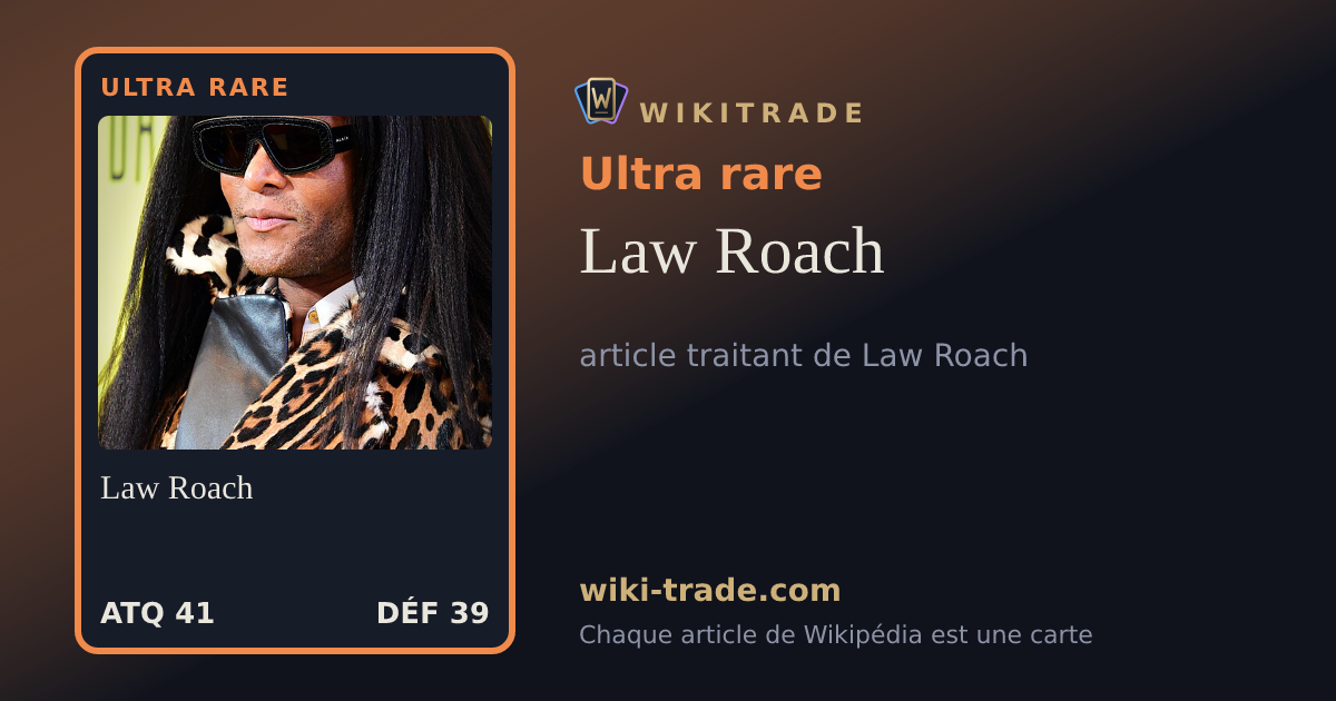 Law Roach — carte Ultra rare