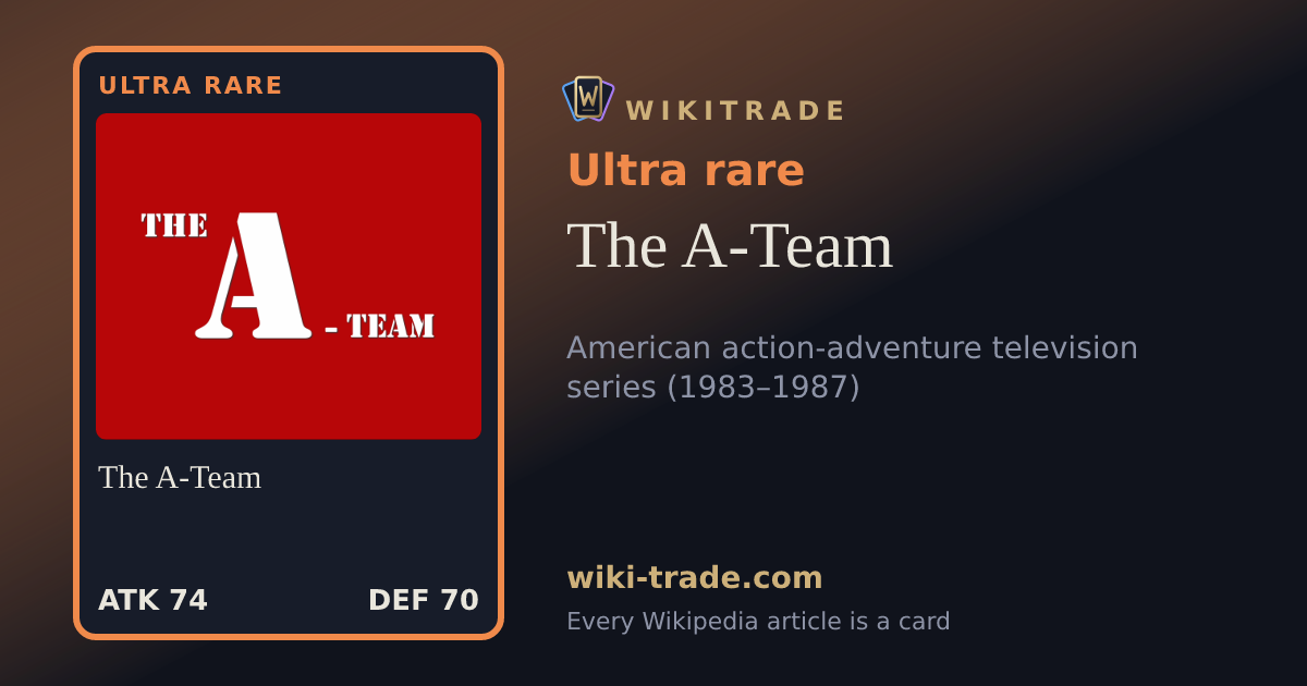 The A-Team — Ultra rare card