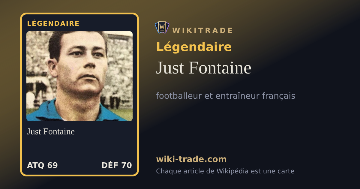 Just Fontaine — carte Légendaire