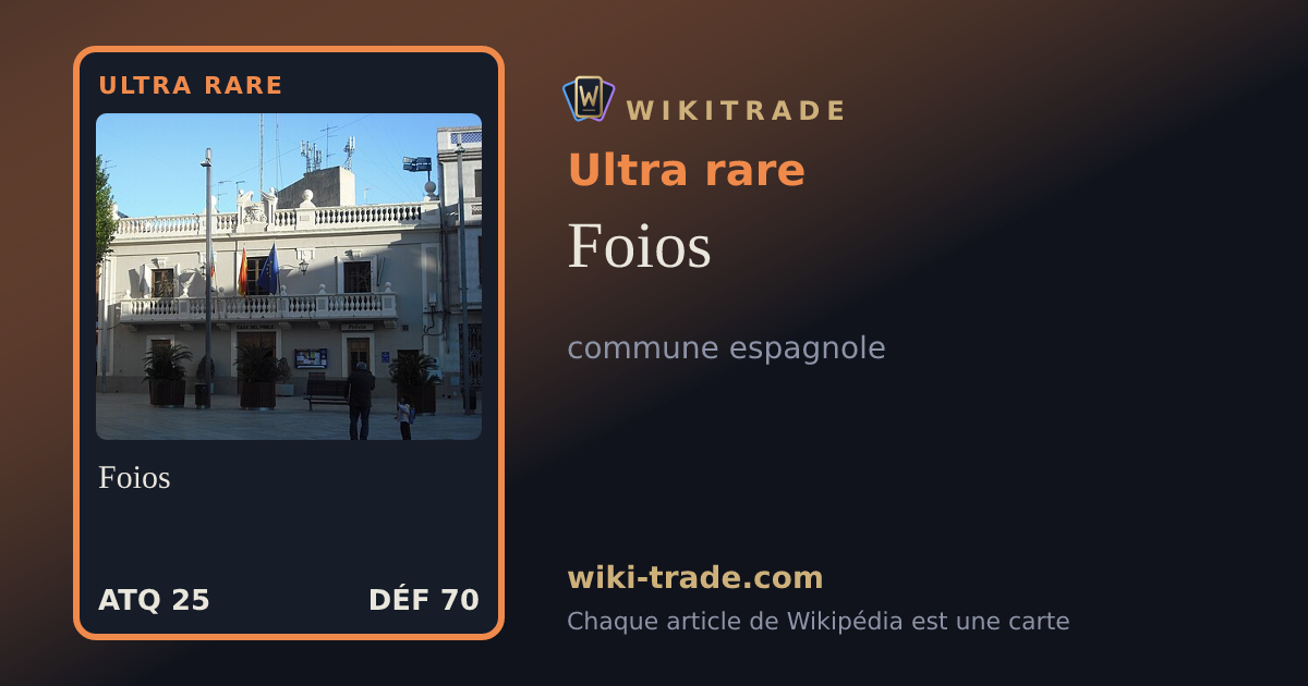 Foios — carte Ultra rare