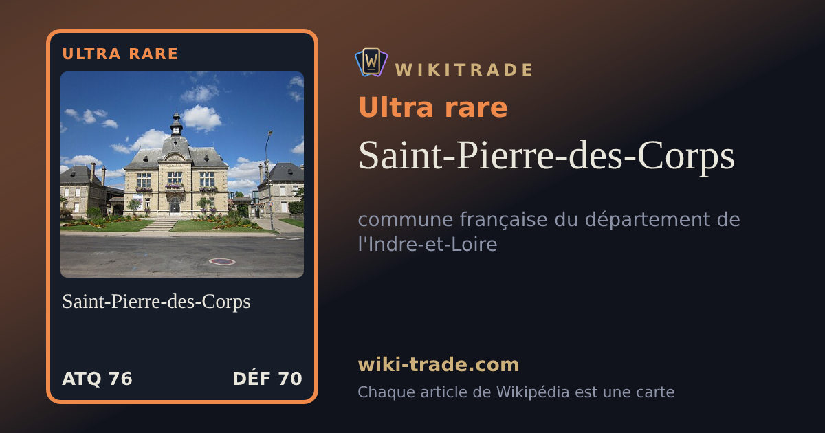 Saint-Pierre-des-Corps — carte Ultra rare