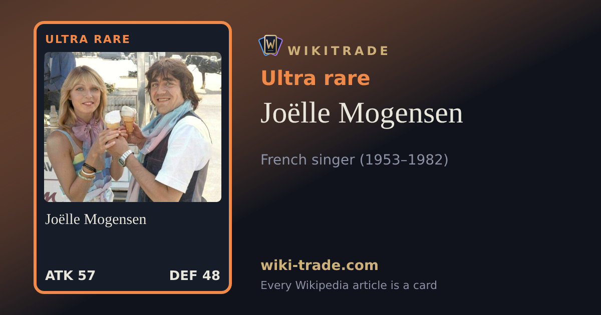 Joëlle Mogensen — Ultra rare card
