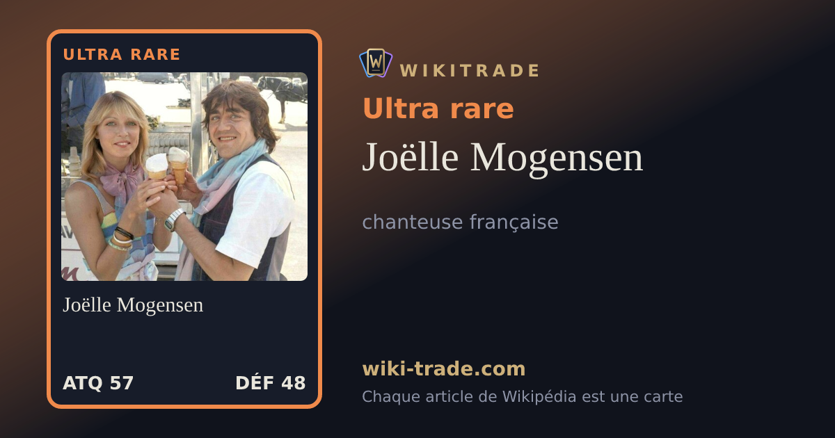 Joëlle Mogensen — carte Ultra rare