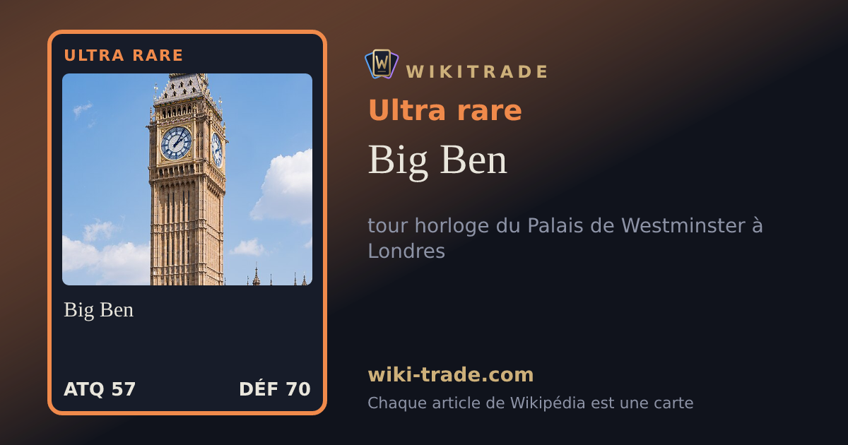 Big Ben — carte Ultra rare