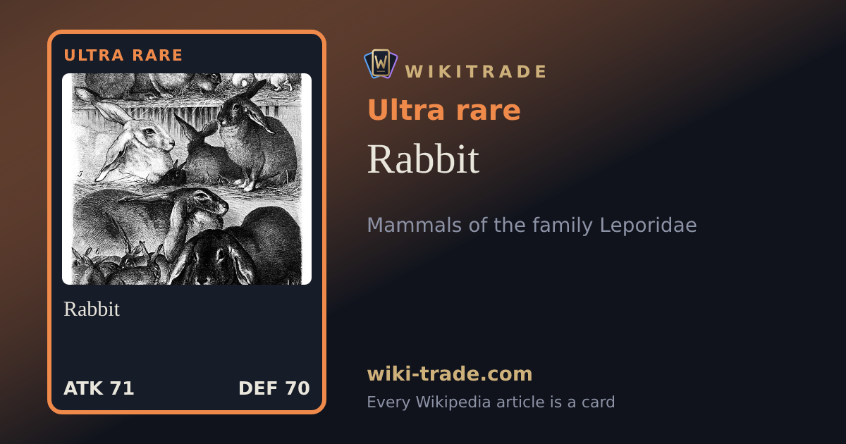 Rabbit — Ultra rare card