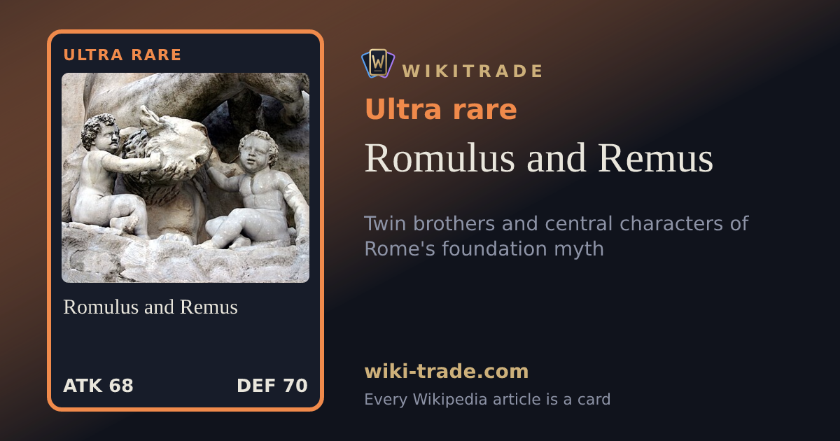 Romulus and Remus — Ultra rare card