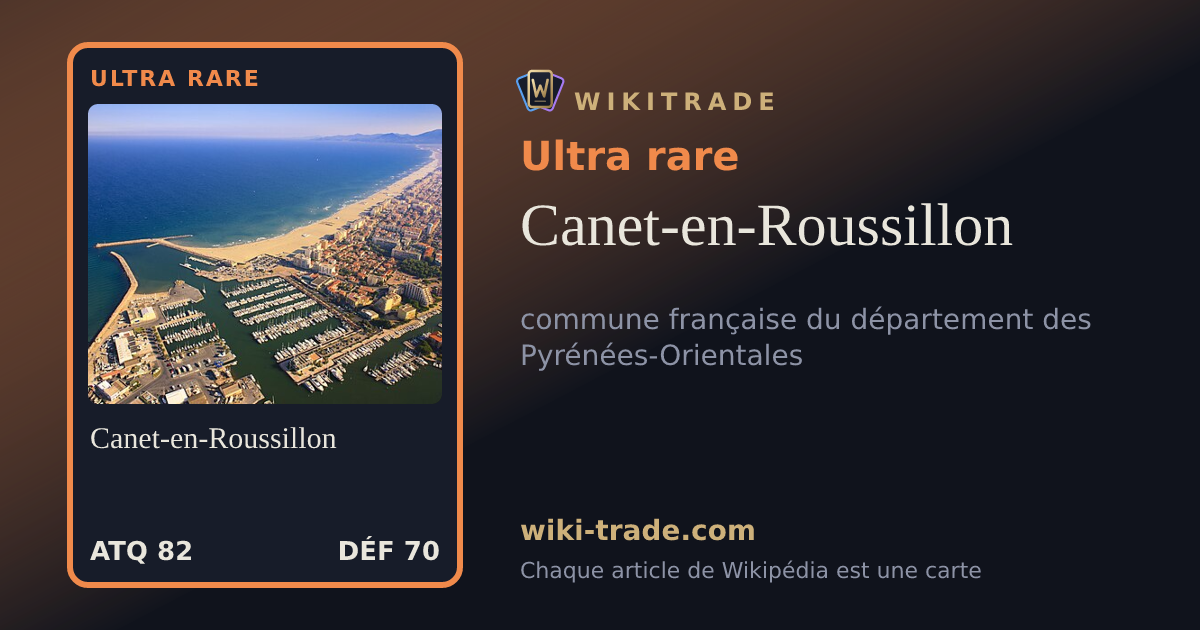 Canet-en-Roussillon — carte Ultra rare