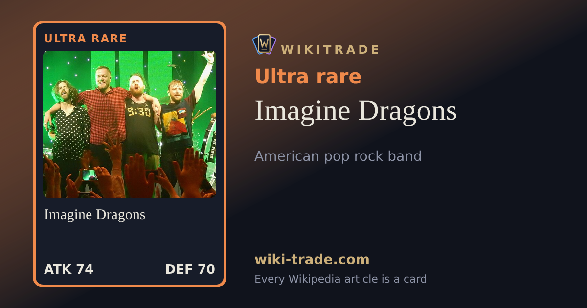 Imagine Dragons — Ultra rare card