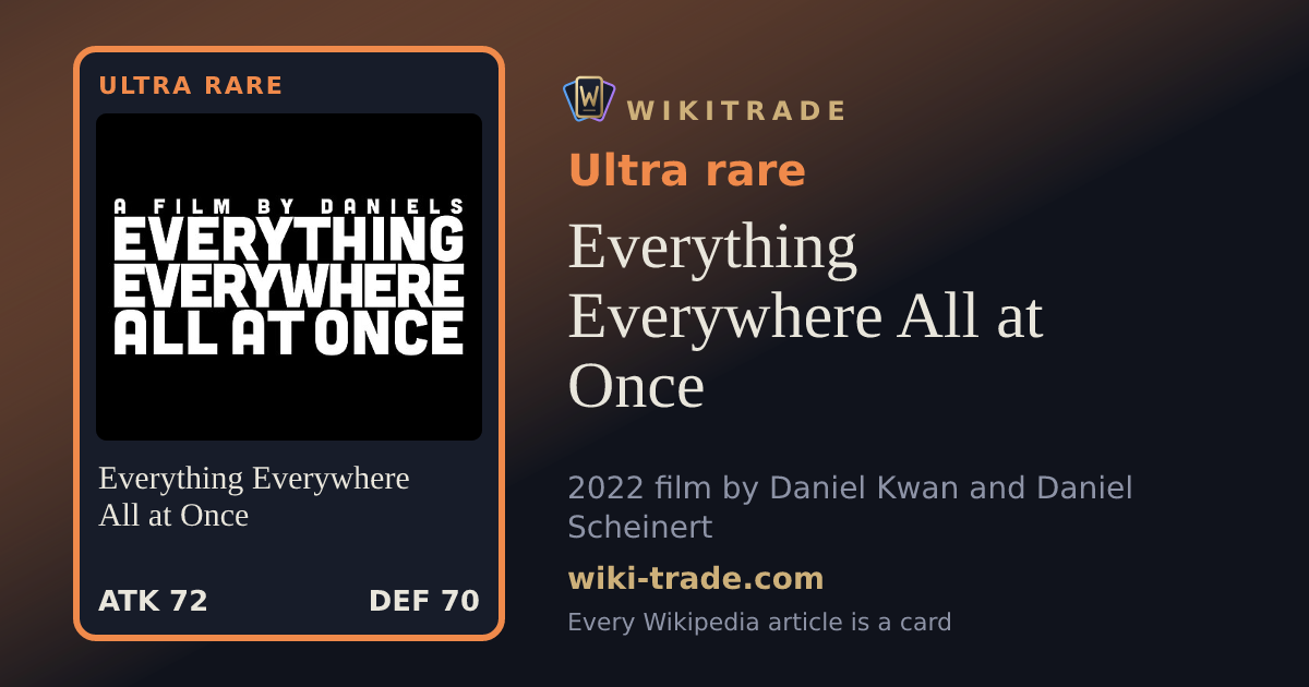 Everything Everywhere All at Once — Ultra rare card