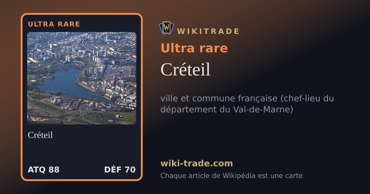 Créteil — carte Ultra rare