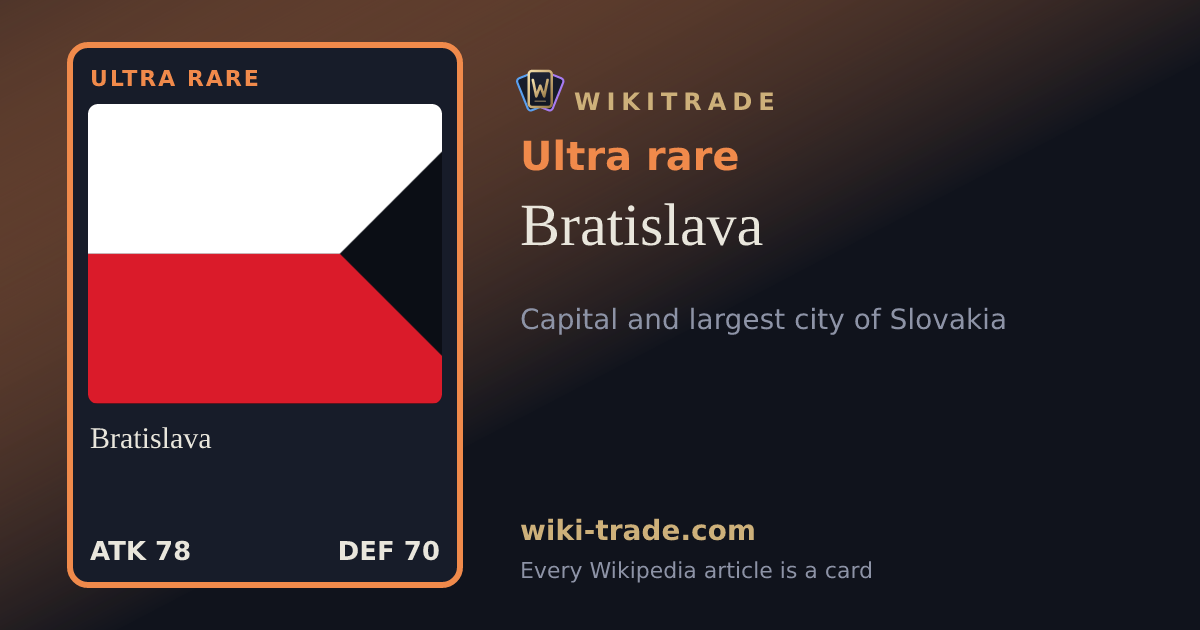 Bratislava — Ultra rare card