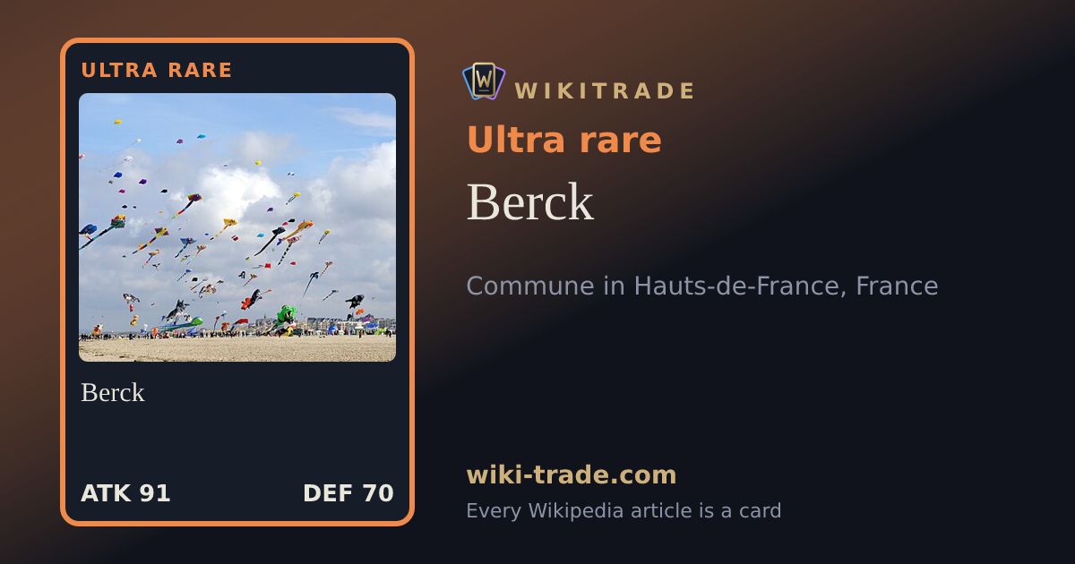 Berck — Ultra rare card