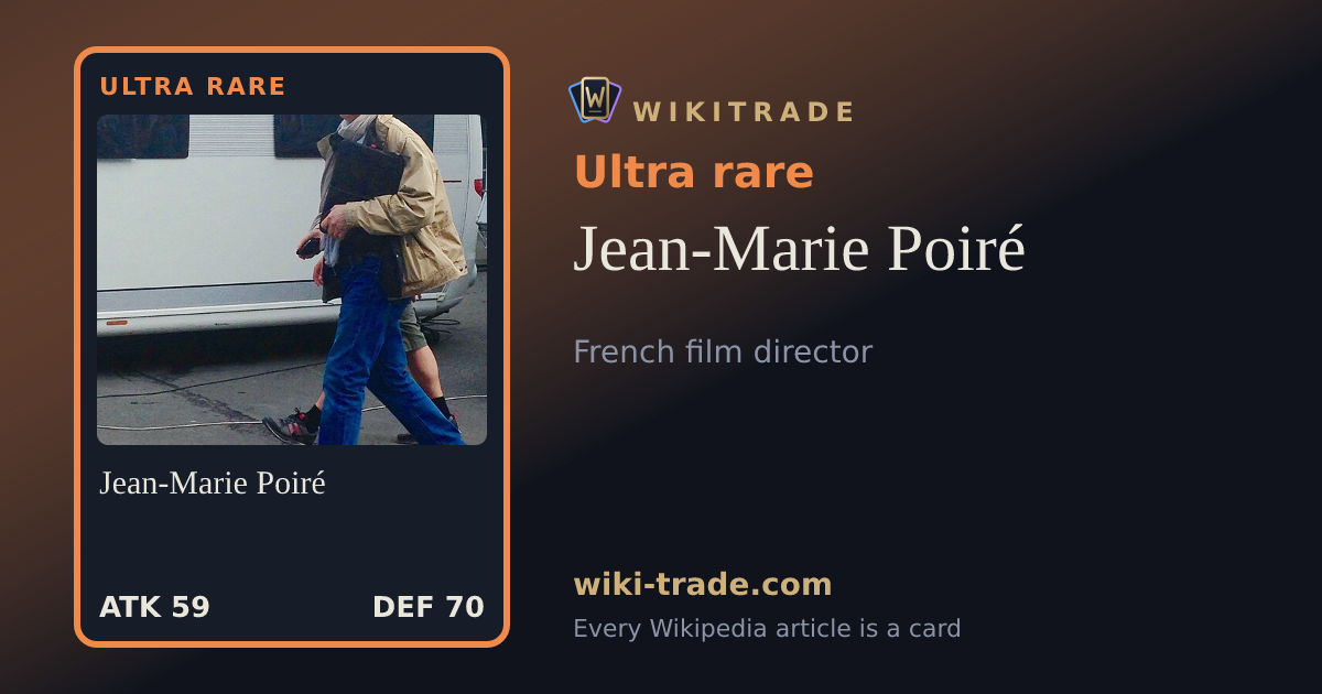 Jean-Marie Poiré — Ultra rare card