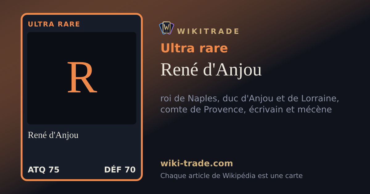 René d'Anjou — carte Ultra rare