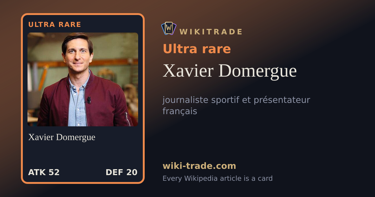 Xavier Domergue — Ultra rare card
