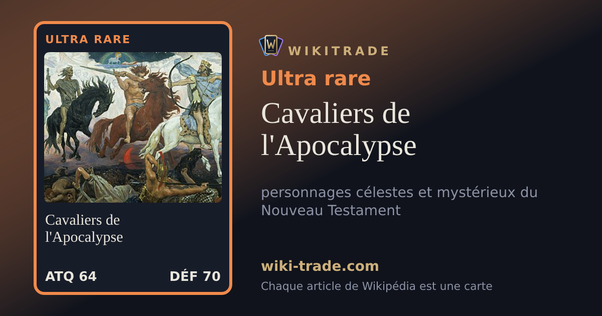 Cavaliers de l'Apocalypse — carte Ultra rare