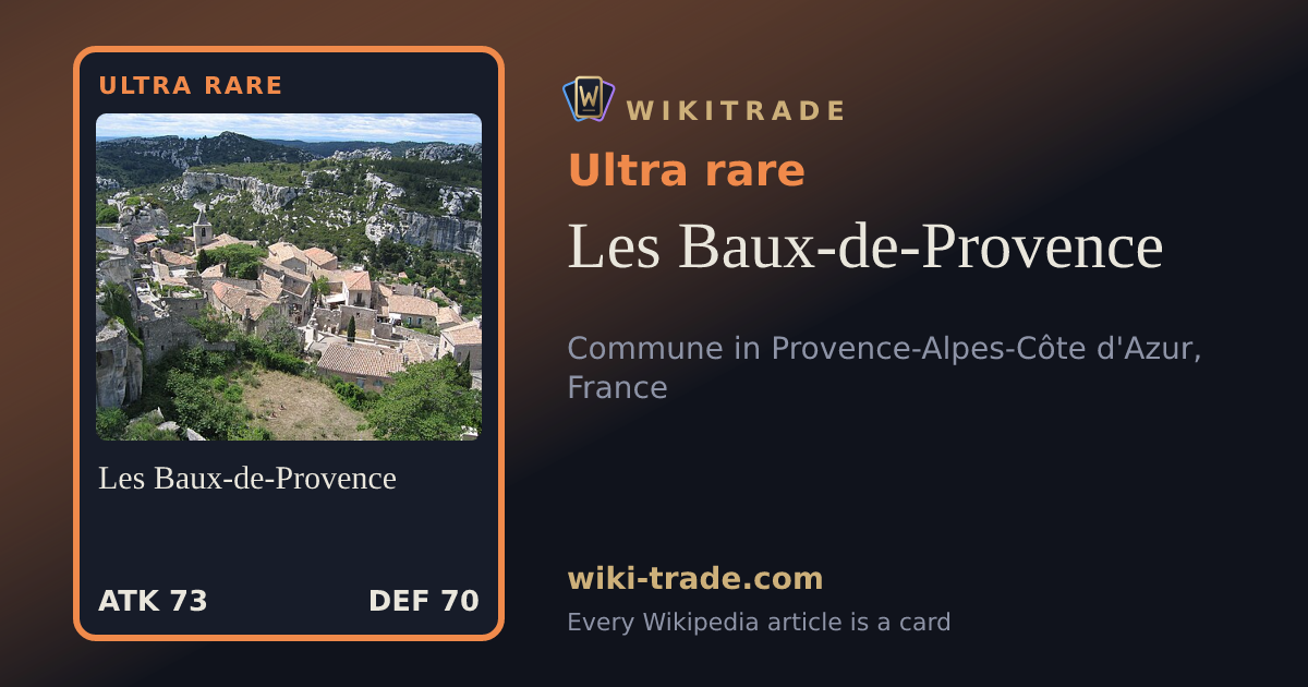 Les Baux-de-Provence — Ultra rare card