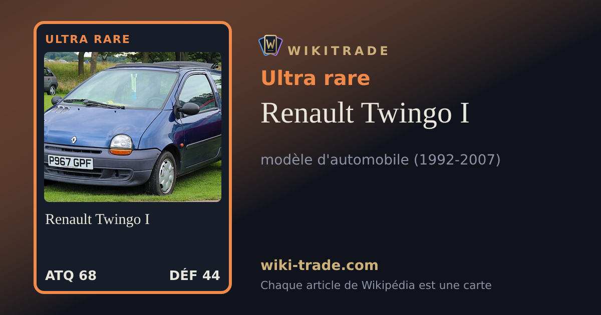 Renault Twingo I — carte Ultra rare