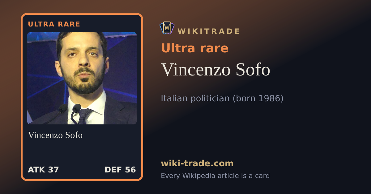 Vincenzo Sofo — Ultra rare card