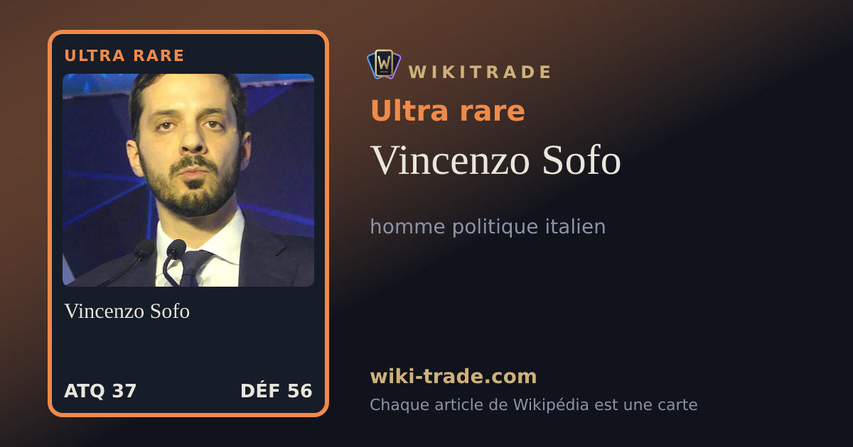 Vincenzo Sofo — carte Ultra rare
